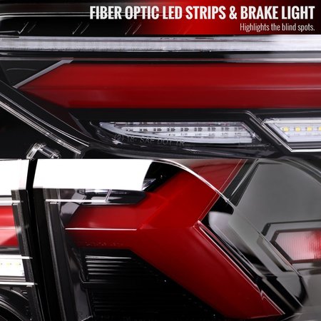 Spec-D Tuning LED TAIL LIGHTS WITH SEQUENTIAL TURN SIGNAL, 2PK LT-RAV419BKLED-SQ-TM